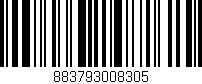Código de barras (EAN, GTIN, SKU, ISBN): '883793008305'