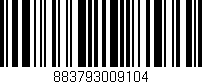 Código de barras (EAN, GTIN, SKU, ISBN): '883793009104'
