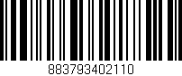 Código de barras (EAN, GTIN, SKU, ISBN): '883793402110'