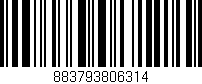 Código de barras (EAN, GTIN, SKU, ISBN): '883793806314'