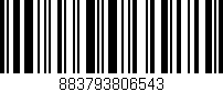 Código de barras (EAN, GTIN, SKU, ISBN): '883793806543'