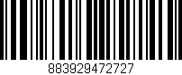 Código de barras (EAN, GTIN, SKU, ISBN): '883929472727'