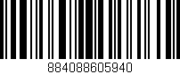 Código de barras (EAN, GTIN, SKU, ISBN): '884088605940'
