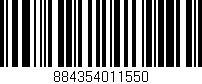 Código de barras (EAN, GTIN, SKU, ISBN): '884354011550'