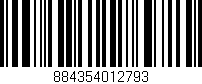 Código de barras (EAN, GTIN, SKU, ISBN): '884354012793'