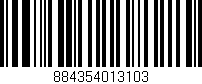 Código de barras (EAN, GTIN, SKU, ISBN): '884354013103'
