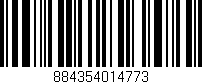 Código de barras (EAN, GTIN, SKU, ISBN): '884354014773'