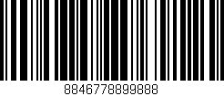 Código de barras (EAN, GTIN, SKU, ISBN): '8846778899888'
