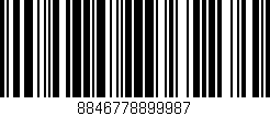 Código de barras (EAN, GTIN, SKU, ISBN): '8846778899987'