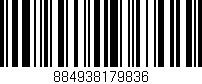 Código de barras (EAN, GTIN, SKU, ISBN): '884938179836'