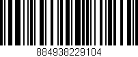 Código de barras (EAN, GTIN, SKU, ISBN): '884938229104'