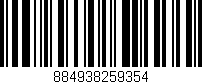 Código de barras (EAN, GTIN, SKU, ISBN): '884938259354'