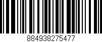 Código de barras (EAN, GTIN, SKU, ISBN): '884938275477'
