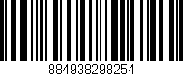 Código de barras (EAN, GTIN, SKU, ISBN): '884938298254'