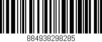 Código de barras (EAN, GTIN, SKU, ISBN): '884938298285'
