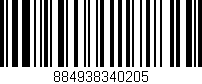 Código de barras (EAN, GTIN, SKU, ISBN): '884938340205'
