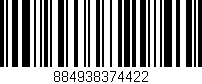 Código de barras (EAN, GTIN, SKU, ISBN): '884938374422'
