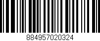 Código de barras (EAN, GTIN, SKU, ISBN): '884957020324'