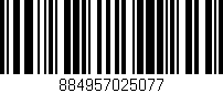Código de barras (EAN, GTIN, SKU, ISBN): '884957025077'