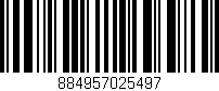 Código de barras (EAN, GTIN, SKU, ISBN): '884957025497'