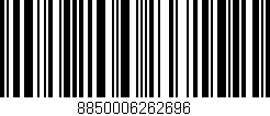 Código de barras (EAN, GTIN, SKU, ISBN): '8850006262696'