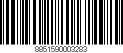 Código de barras (EAN, GTIN, SKU, ISBN): '8851590003283'