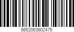 Código de barras (EAN, GTIN, SKU, ISBN): '8852083802475'