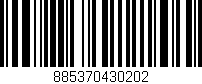 Código de barras (EAN, GTIN, SKU, ISBN): '885370430202'