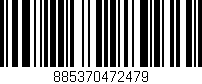Código de barras (EAN, GTIN, SKU, ISBN): '885370472479'