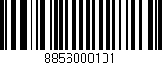 Código de barras (EAN, GTIN, SKU, ISBN): '8856000101'