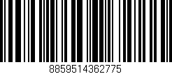 Código de barras (EAN, GTIN, SKU, ISBN): '8859514362775'