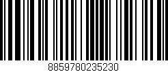 Código de barras (EAN, GTIN, SKU, ISBN): '8859780235230'