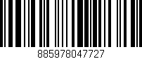 Código de barras (EAN, GTIN, SKU, ISBN): '885978047727'
