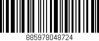 Código de barras (EAN, GTIN, SKU, ISBN): '885978048724'