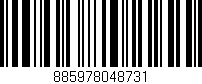 Código de barras (EAN, GTIN, SKU, ISBN): '885978048731'