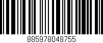 Código de barras (EAN, GTIN, SKU, ISBN): '885978048755'