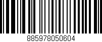 Código de barras (EAN, GTIN, SKU, ISBN): '885978050604'