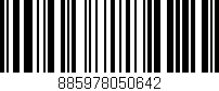 Código de barras (EAN, GTIN, SKU, ISBN): '885978050642'