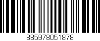 Código de barras (EAN, GTIN, SKU, ISBN): '885978051878'