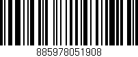 Código de barras (EAN, GTIN, SKU, ISBN): '885978051908'