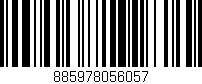 Código de barras (EAN, GTIN, SKU, ISBN): '885978056057'