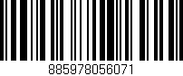 Código de barras (EAN, GTIN, SKU, ISBN): '885978056071'