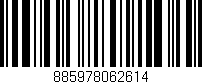 Código de barras (EAN, GTIN, SKU, ISBN): '885978062614'