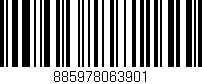 Código de barras (EAN, GTIN, SKU, ISBN): '885978063901'