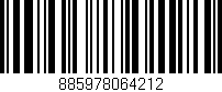 Código de barras (EAN, GTIN, SKU, ISBN): '885978064212'