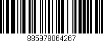 Código de barras (EAN, GTIN, SKU, ISBN): '885978064267'
