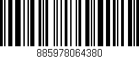 Código de barras (EAN, GTIN, SKU, ISBN): '885978064380'