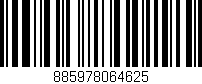 Código de barras (EAN, GTIN, SKU, ISBN): '885978064625'