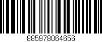 Código de barras (EAN, GTIN, SKU, ISBN): '885978064656'