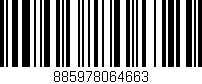 Código de barras (EAN, GTIN, SKU, ISBN): '885978064663'